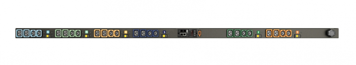 Vertiv MN03E8W1-24PBB8-6PS15B0A10-S power distribution unit (PDU) 24 AC outlet(s) 0U Black