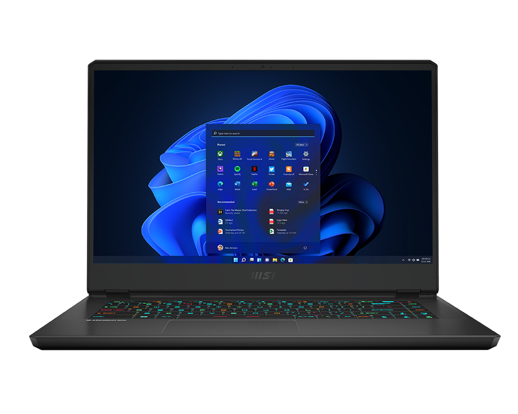 MSI Gaming GP66015 laptop Intel® Core™ i7 i7-11800H