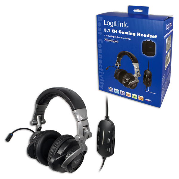 LogiLink HS0017 headphones/headset Wired Head-band Gaming – image 2