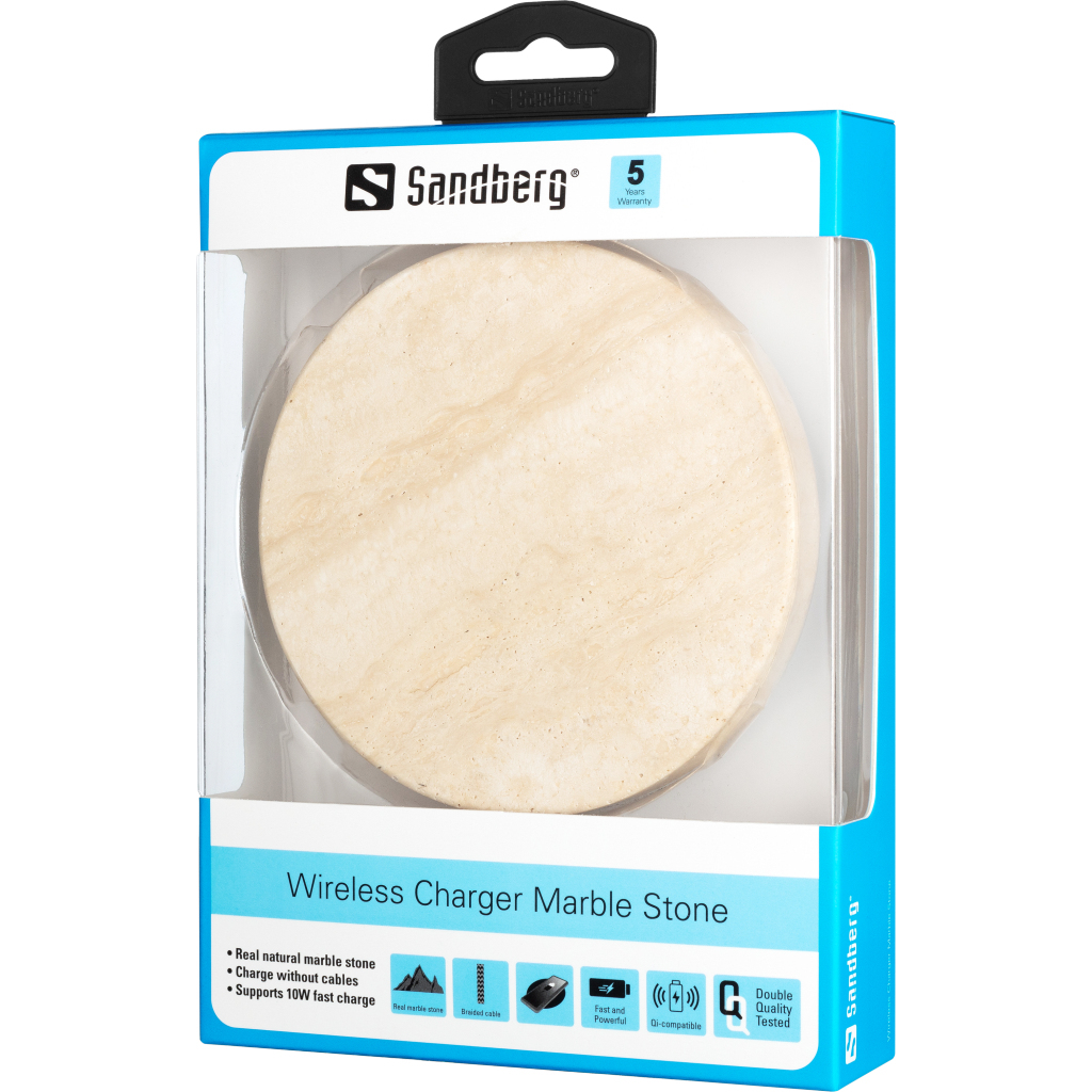 Sandberg Marble Stone Charger Beige – image 2