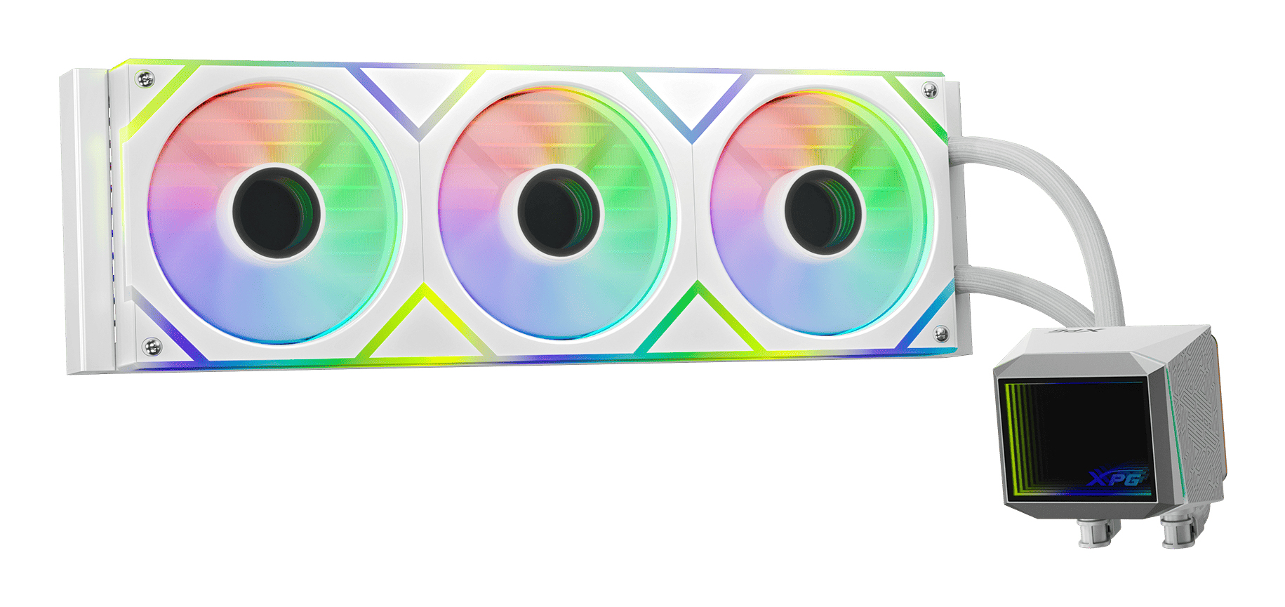 WAK XPG LEVANTE II 360            (3*120mm ARGB Fan)    weiß Wasserkühler