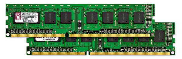 Kingston Technology ValueRAM KVR1333D3N8K2/1G memory module