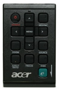 Acer VZ.J5600.001 remote control Projector Press buttons