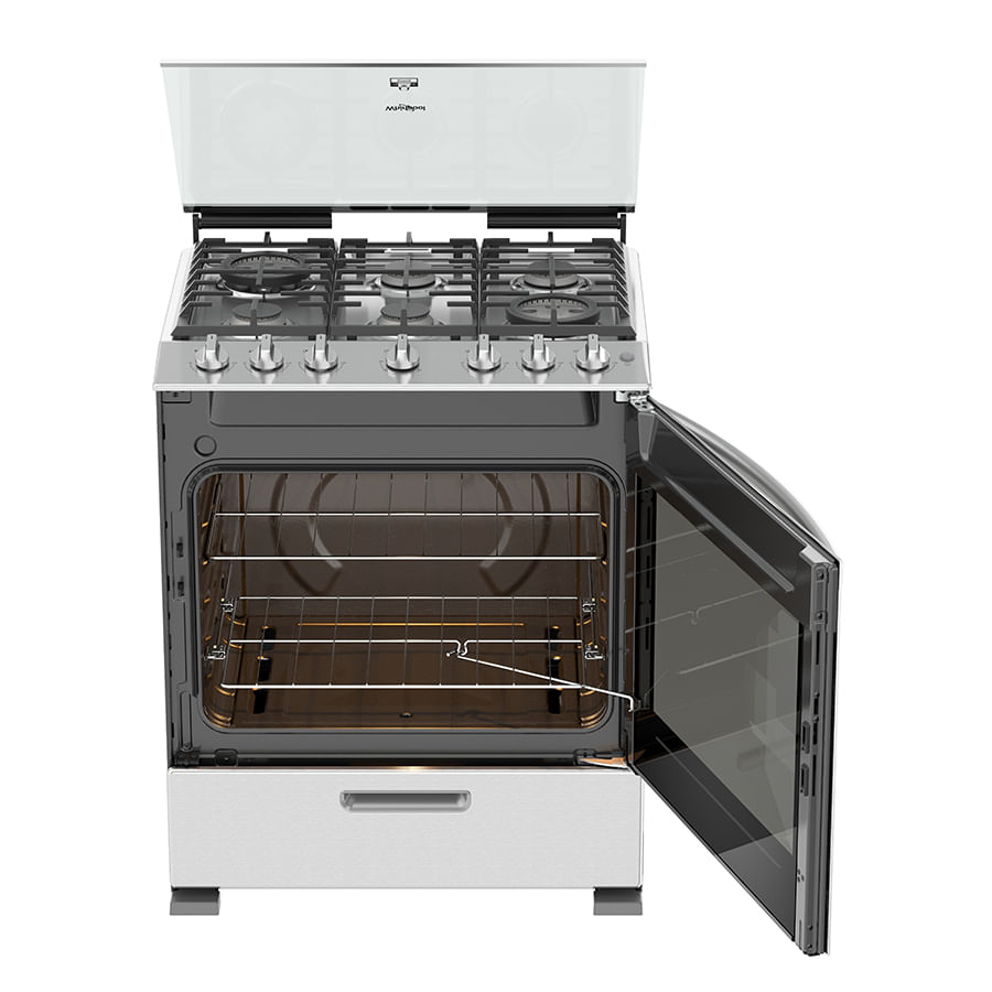 Whirlpool WFR7200S cooker Freestanding cooker Gas Grey – image 3