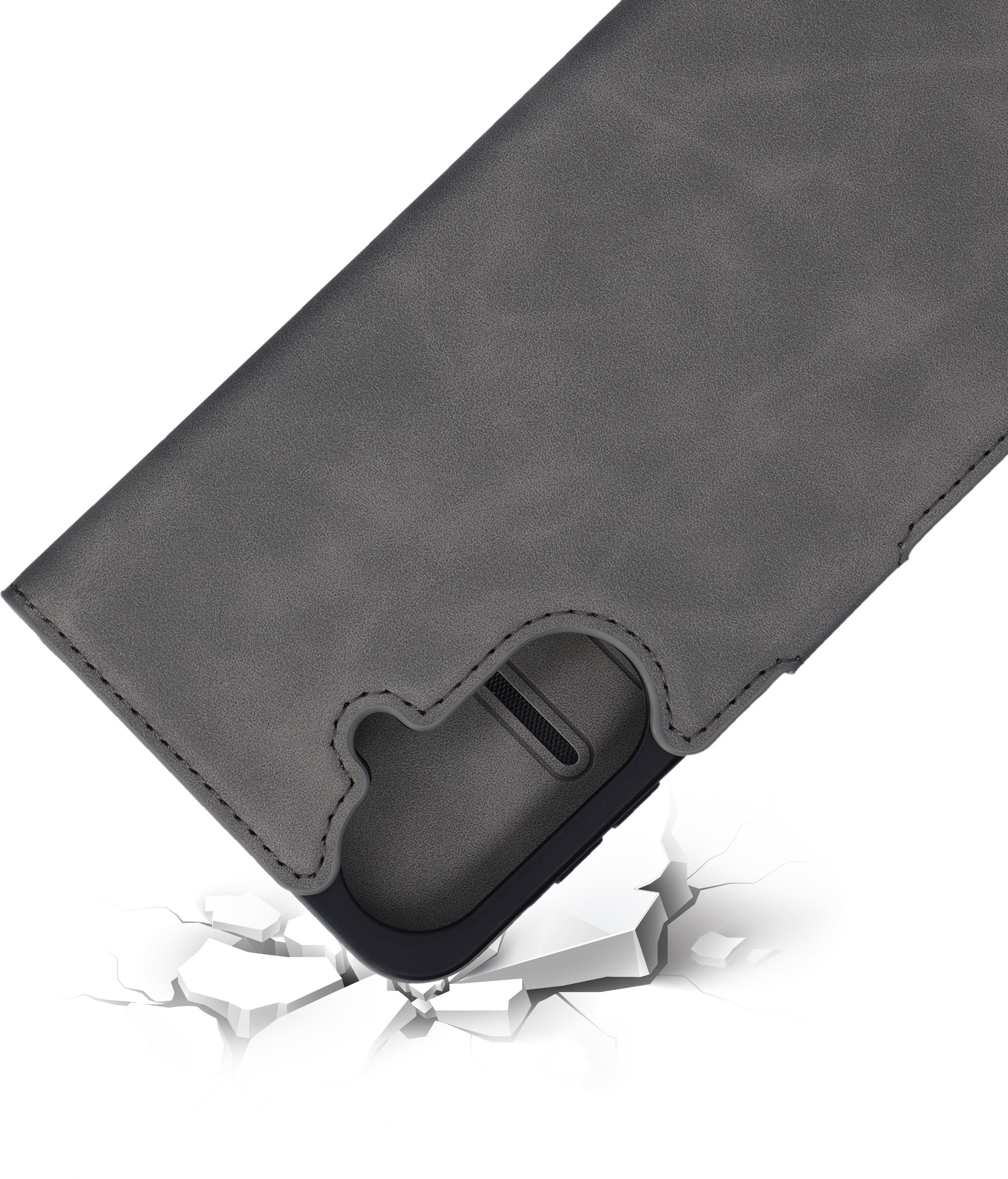 Mobiparts Classic Wallet Case Samsung Galaxy A37 Granite Grey – image 2