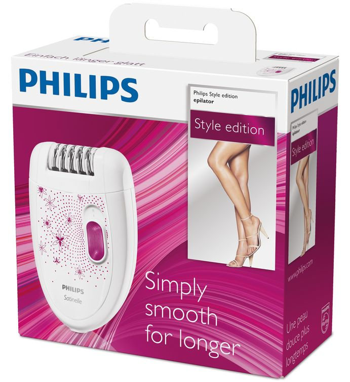 Philips Satinelle HP6420/01 epilator 20 tweezers Pink, White – image 2