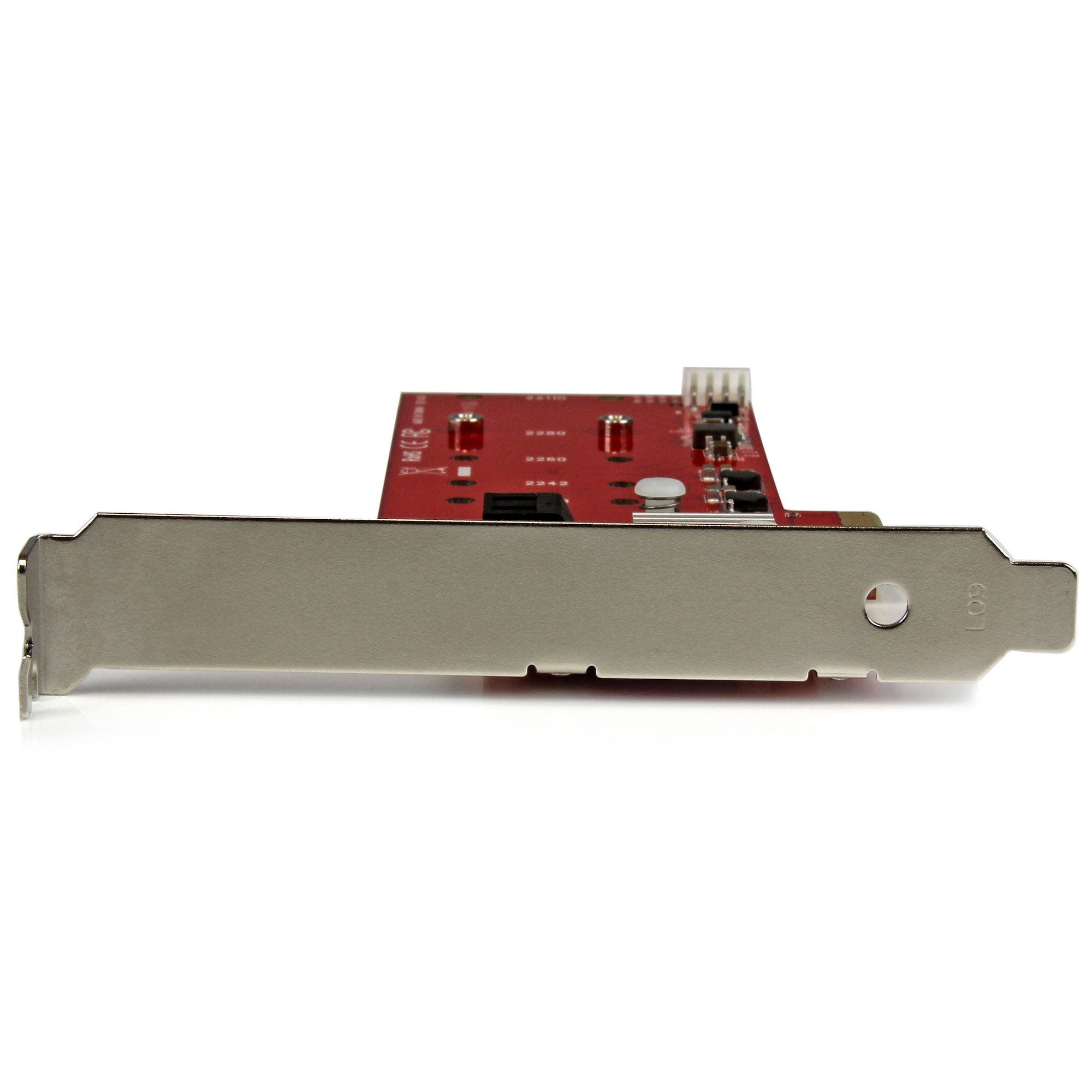 StarTech.com 2x M.2 NGFF SSD RAID Controller Card plus 2x SATA III Ports - PCIe – image 2