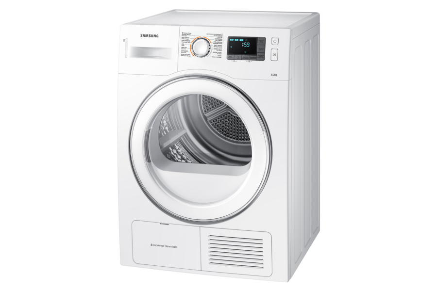 Samsung DV80H4100CW tumble dryer Freestanding Front-load White – image 2