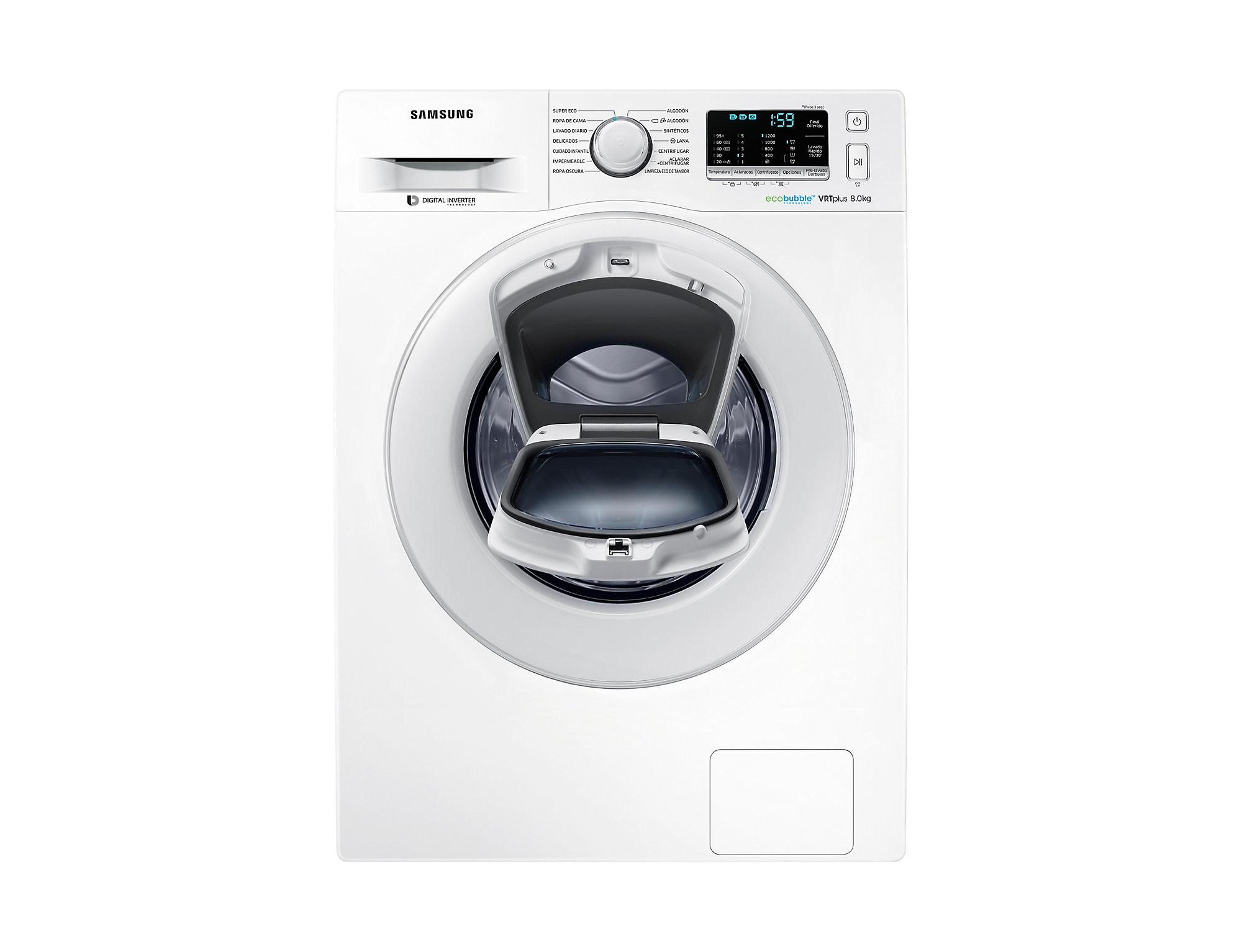 Samsung WW80K5210XW washing machine Front-load – image 2