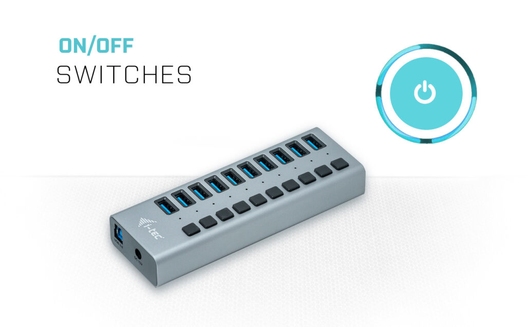i-tec USB 3.0 Charging HUB 10 port + Power Adapter – image 7