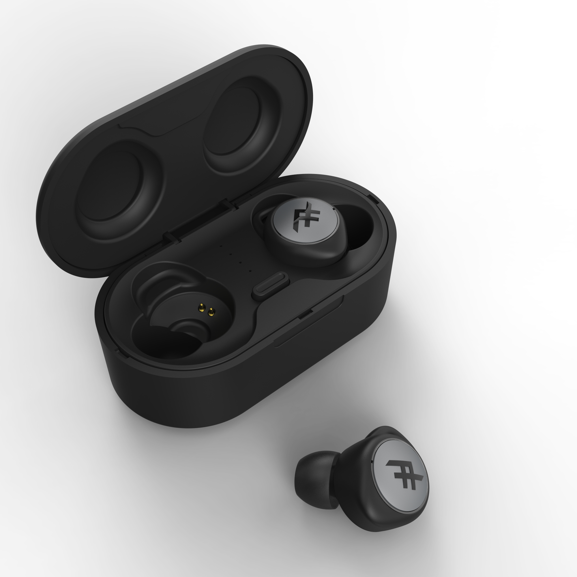 IFROGZ AirTime Headset Wireless In-ear Calls/Music Bluetooth Black – image 3
