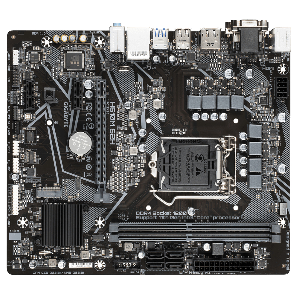 GIGABYTE H510M S2H (rev. 1.0)