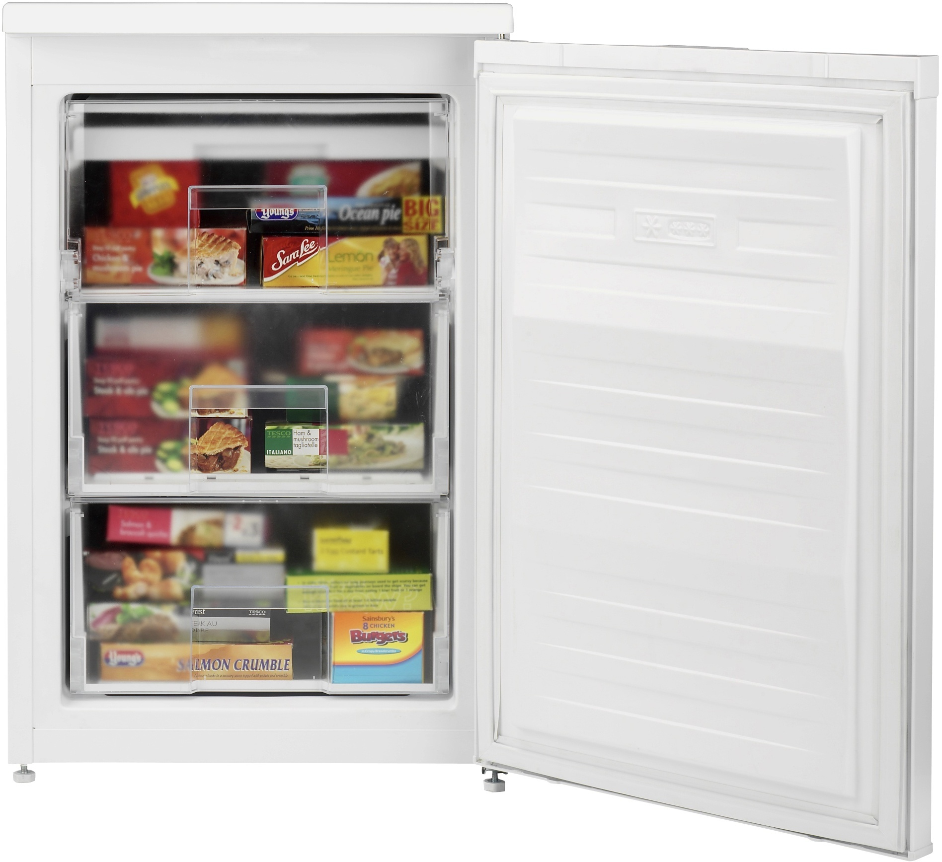 Beko UF584APW Freestanding Undercounter Freezer with Freezer Guard – image 2