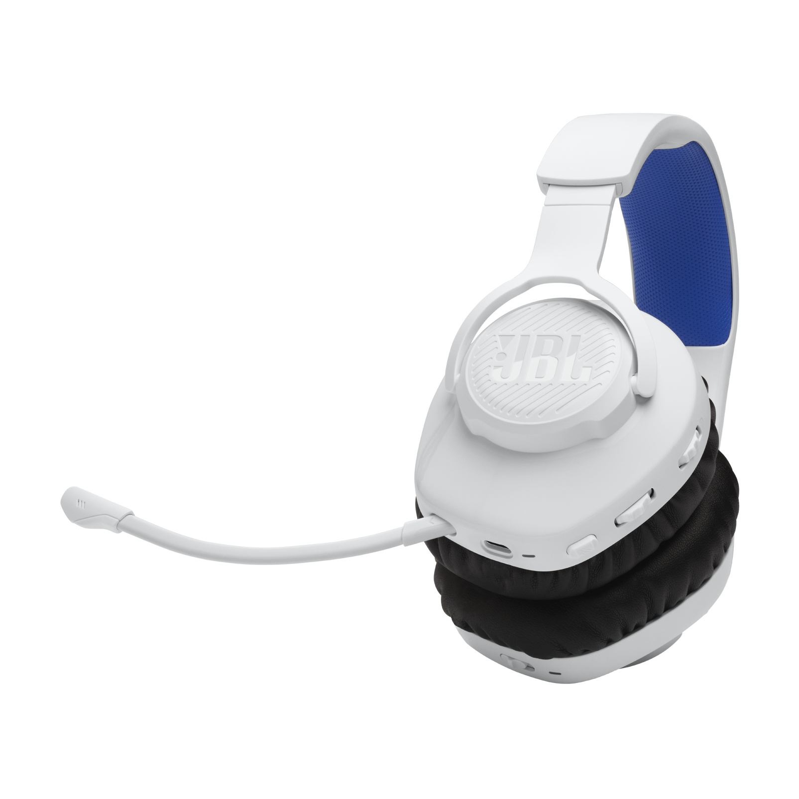 JBL Quantum 360P Headset Wireless Head-band Gaming USB Type-C Bluetooth Blue, White – image 8