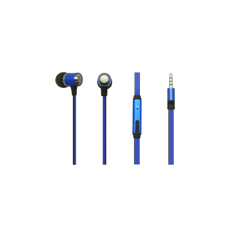 Vultech HD-02B headphones/headset Wired In-ear Calls/Music Blue