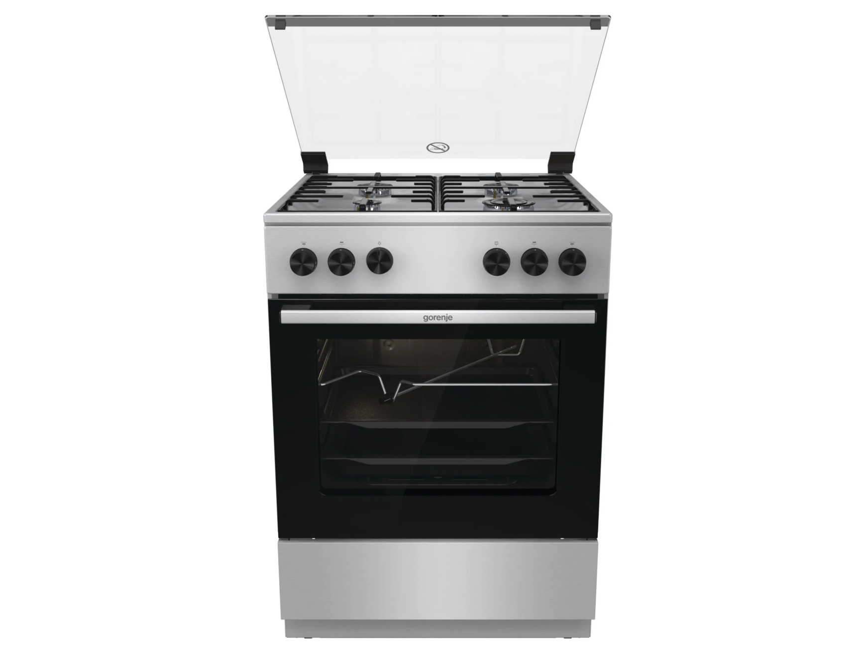 Gorenje GGI6A21XH cooker Freestanding cooker Natural gas Gas Stainless steel – image 1
