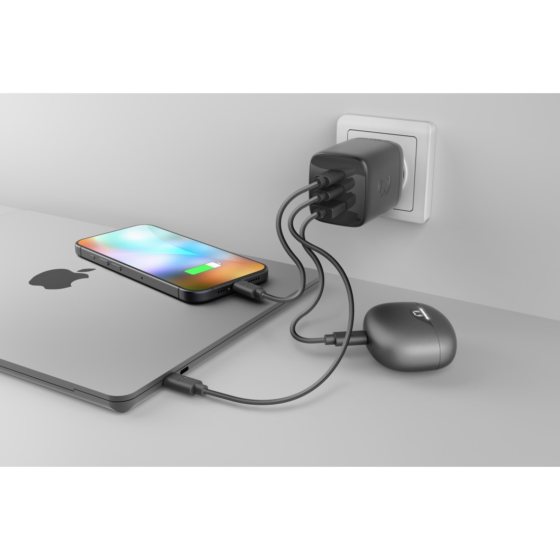 Hama 00232967 mobile device charger Tablet, Smartphone, Laptop, Headset, Headphones Dark Grey AC Fast charging Indoor – image 5
