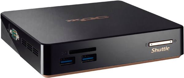 Shuttle NCO1U3 0.6L sized PC Black i3-5005U BGA 1168 2 GHz