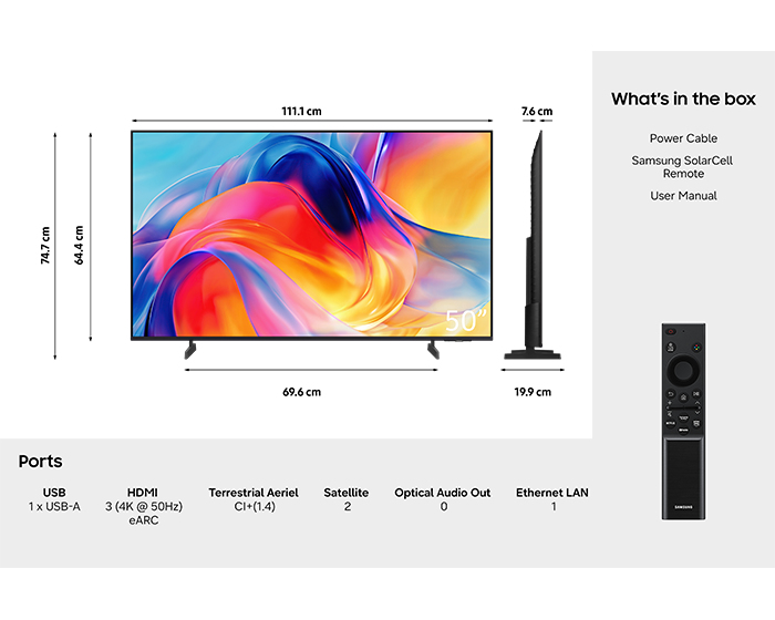 Samsung UE50M70H 127 cm (50") 4K Ultra HD Smart TV Wi-Fi Black – image 9