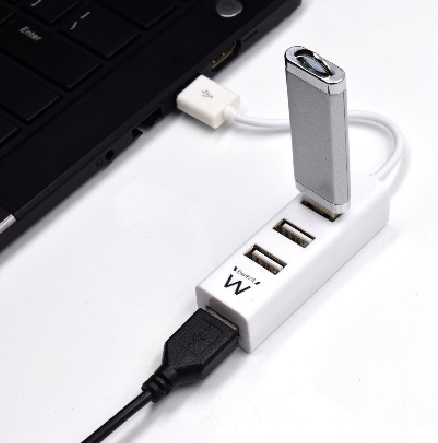Ewent EW1122 interface hub USB 2.0 White – image 2