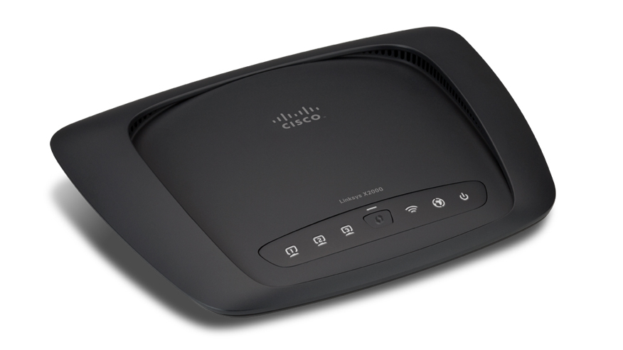 Linksys X2000 wireless router Fast Ethernet Black – image 1