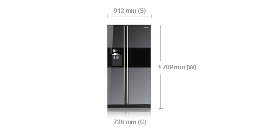 Samsung RSH5ZL2A side-by-side refrigerator – image 2