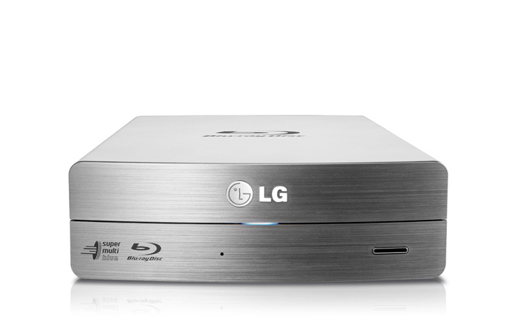 LG BE14NU optical disc drive Blu-Ray DVD Combo Grey, White – image 1