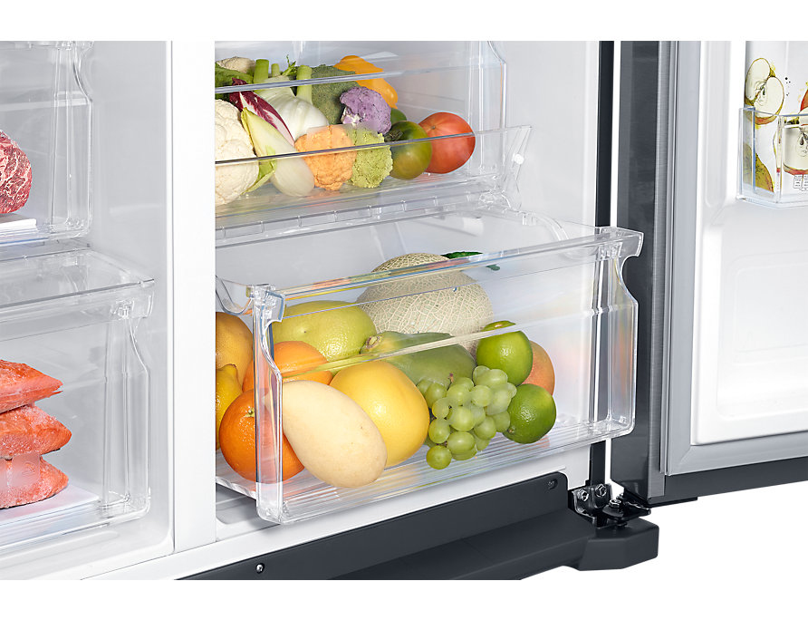 Samsung RS4000 side-by-side refrigerator Freestanding – image 7
