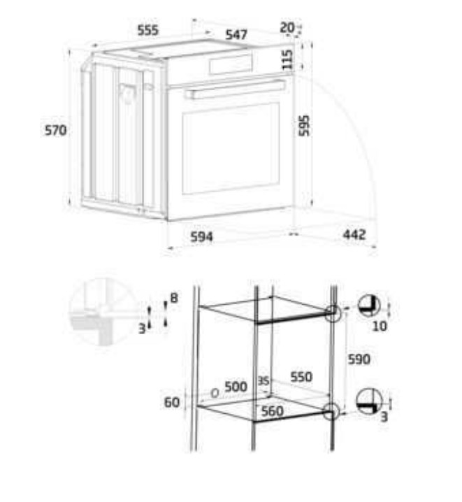 Beko BIM24100W 71 L 2500 W White – image 2