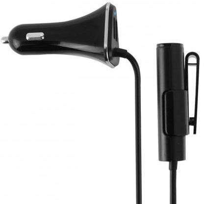 Techly Car Charger 2 USB + 2 USB for Rear Passengers Black IUSB2-CAR4TY – image 2