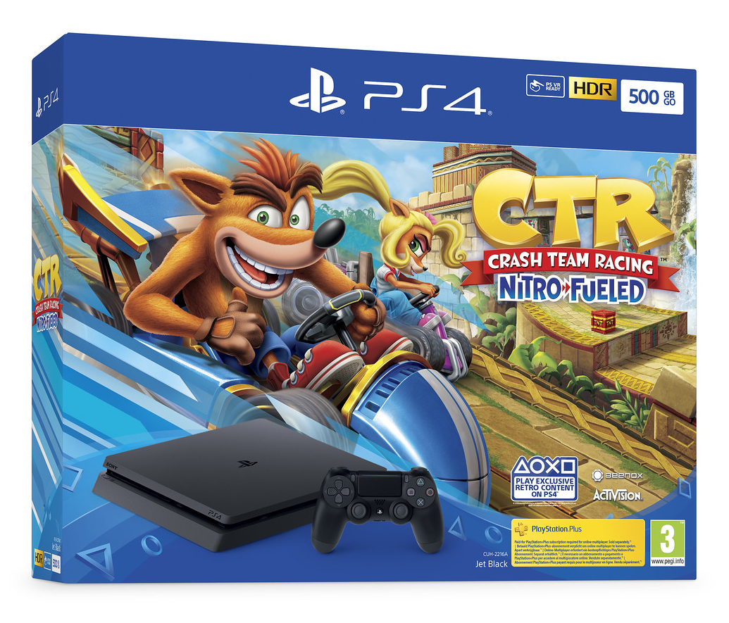 Sony Interactive Entertainment PlayStation 4 Slim + Crash Team Racing Nitro-Fueled – image 1