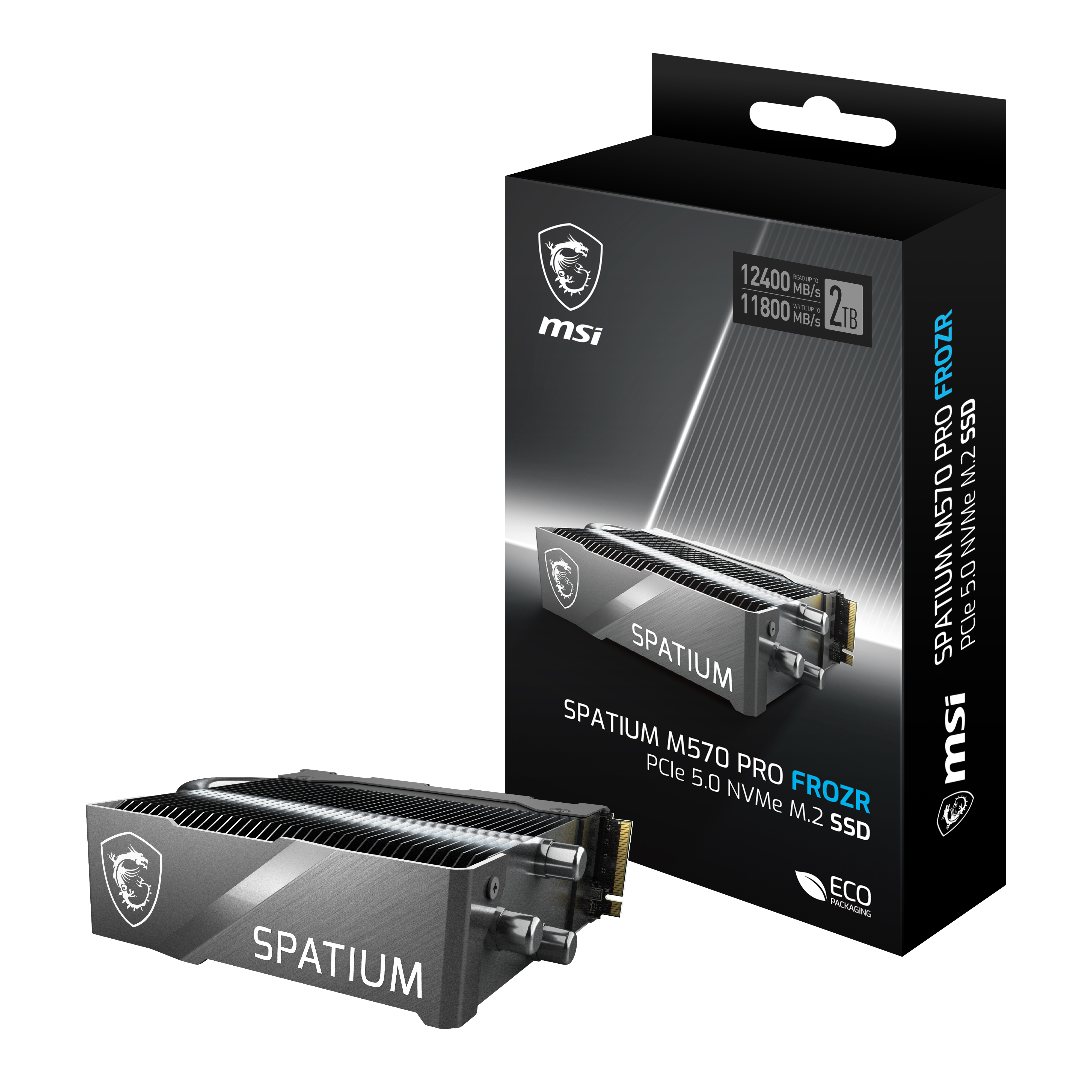 MSI Spatium M570 Pro 2TB PCIe 5.0 NVMe M.2 SSD