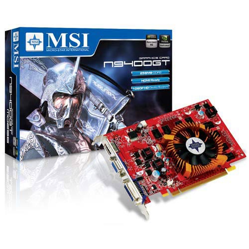 MSI N9400GT-MD256 GeForce 9400 GT GDDR2 – image 1