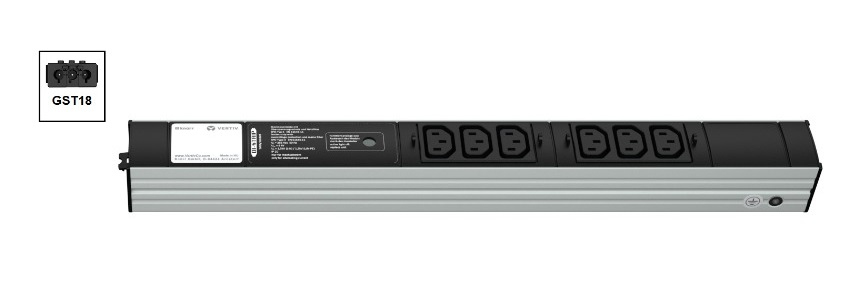 Vertiv Knürr DIS Rack PDU, Safety Standard, 0U/1U, input GST18 – image 2
