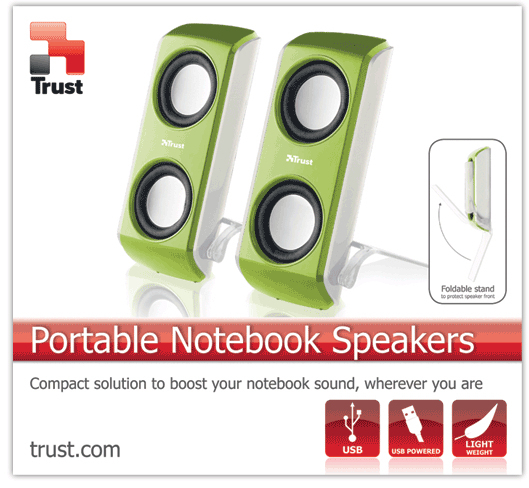 Trust Portable Notebook Speakers – image 2