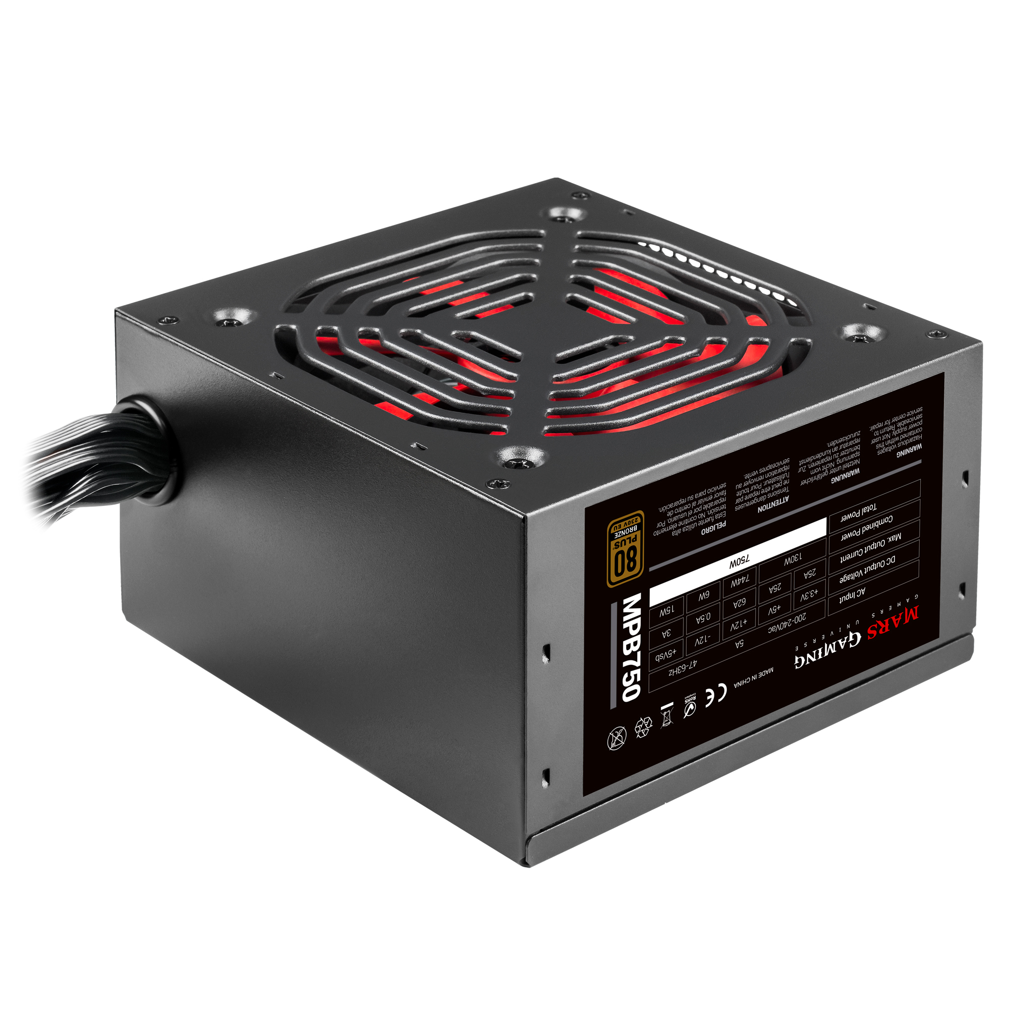 Mars Gaming MPB750 power supply unit – image 3
