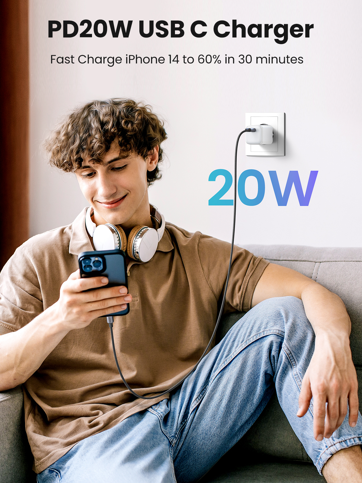 Ugreen 15324 mobile device charger Universal White AC Indoor – image 5