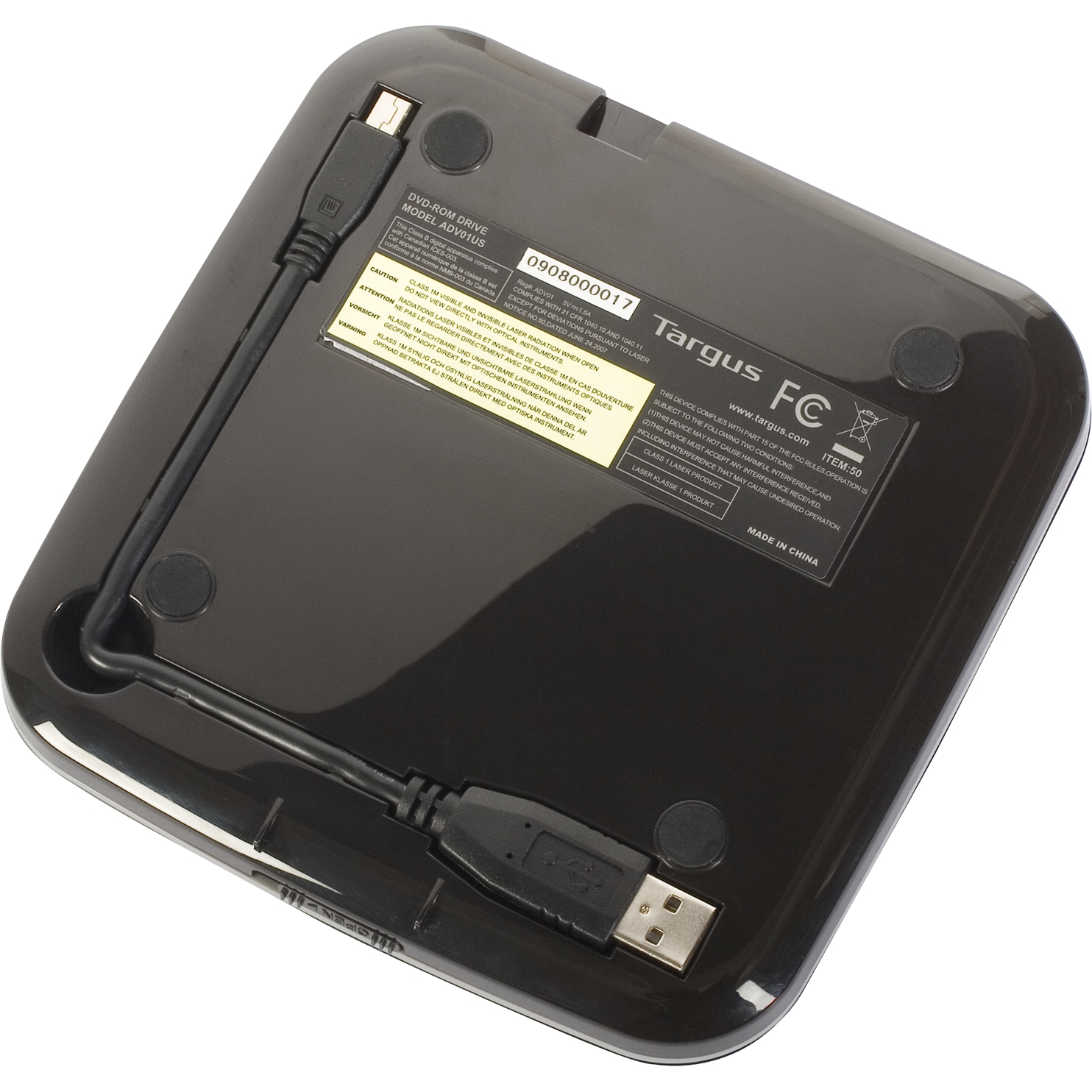 Targus ADV01US optical disc drive Black – image 3