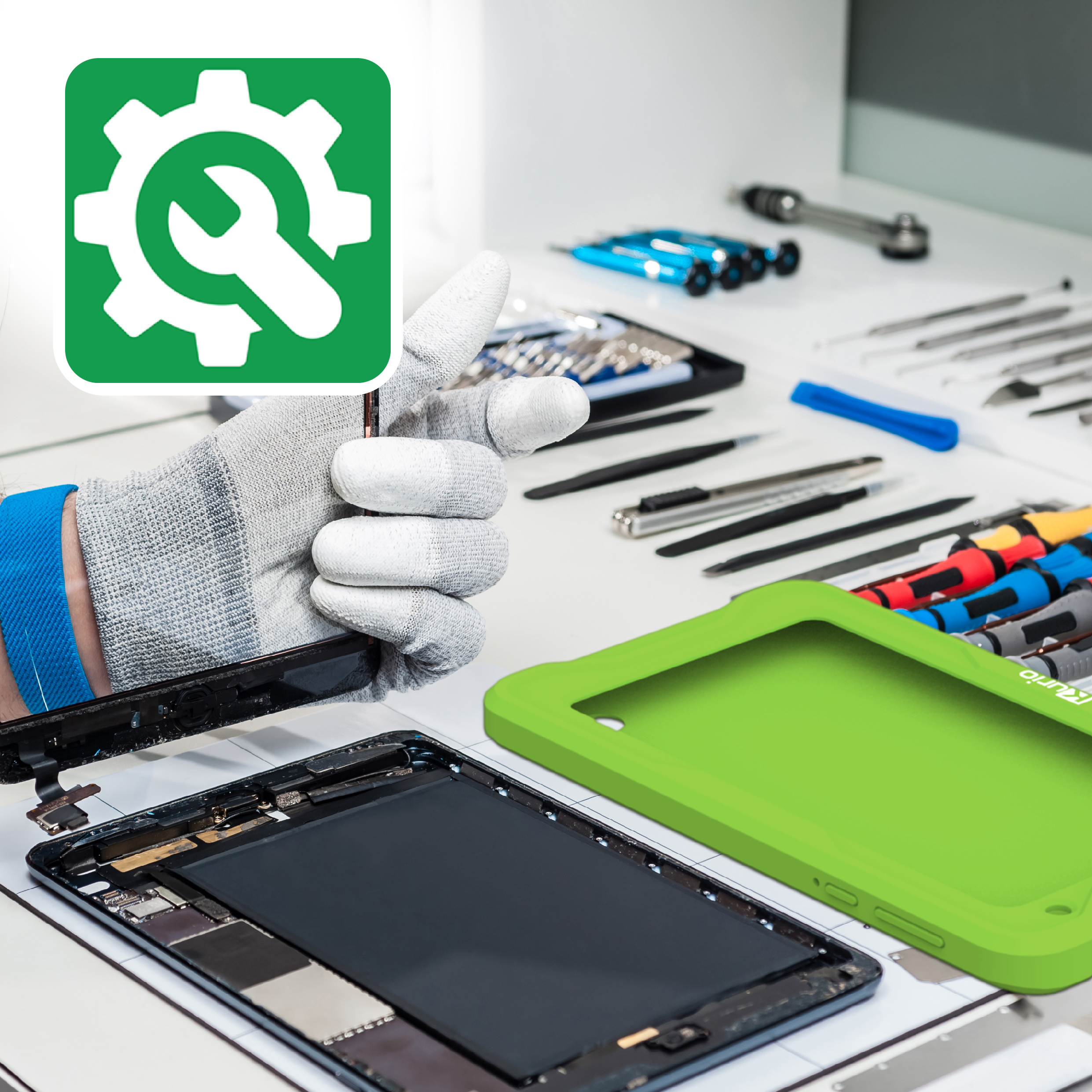صورة جهاز تابلت للأطفال Kurio C23112FR Connect 4، 32GB، أخضر