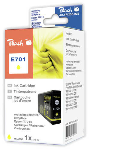 Peach 315378 ink cartridge 1 pc(s) Yellow