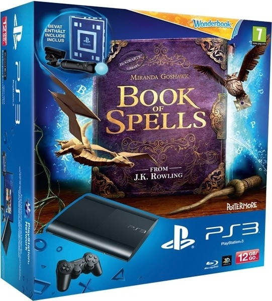 Sony Interactive Entertainment PlayStation 3 12GB Super Slim + Move + Wonderbook: Book of Spells – image 4