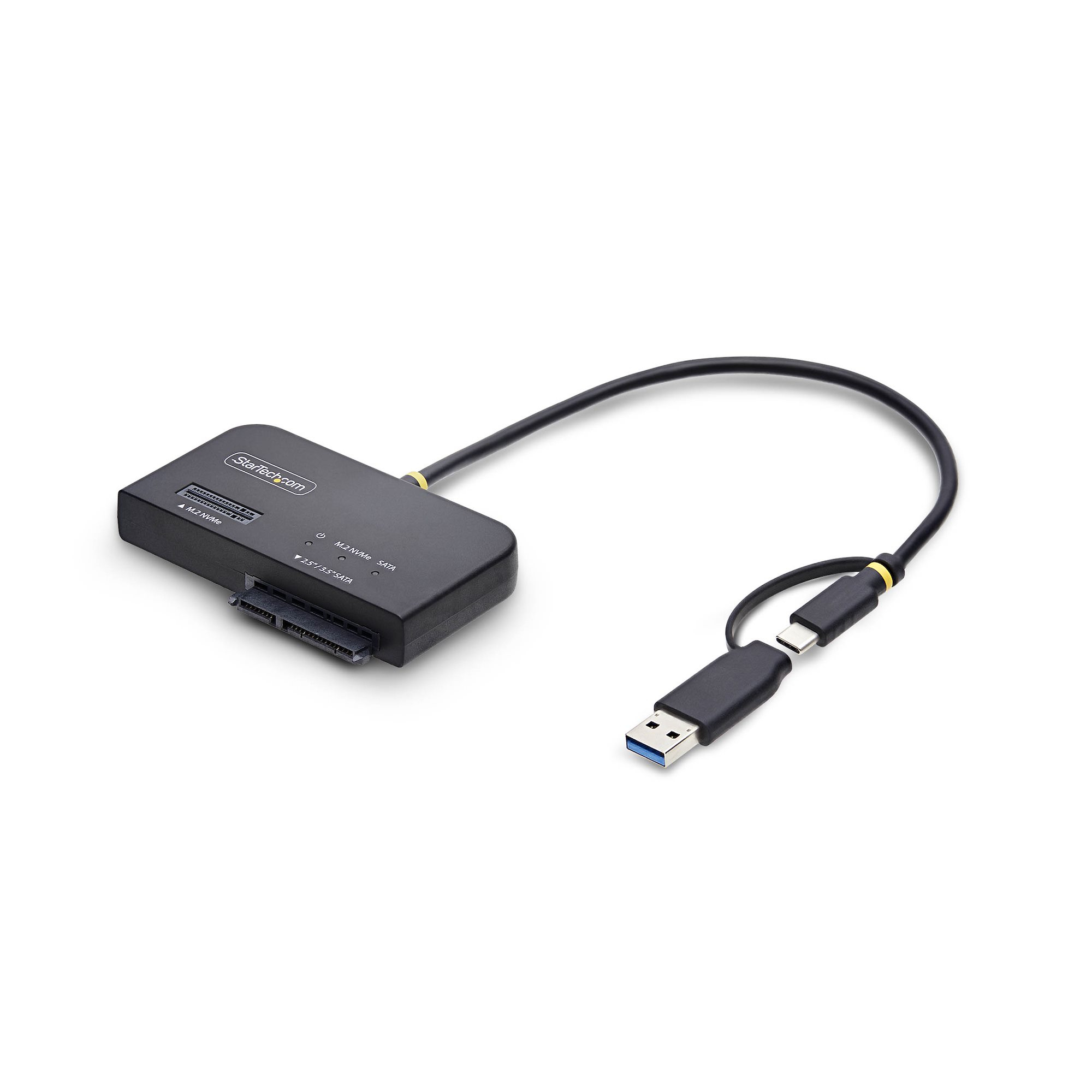 StarTech.com - Interface adapter - 2.5", 3.5" - M.2 NVMe Card / PCIe 4.0 (NVMe) - USB 3.2 (Gen 2) - black - TAA Compliant