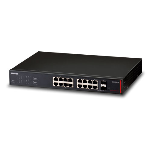 Buffalo BS-GS2016 network switch Managed L2/L3 Gigabit Ethernet (10/100/1000) Black
