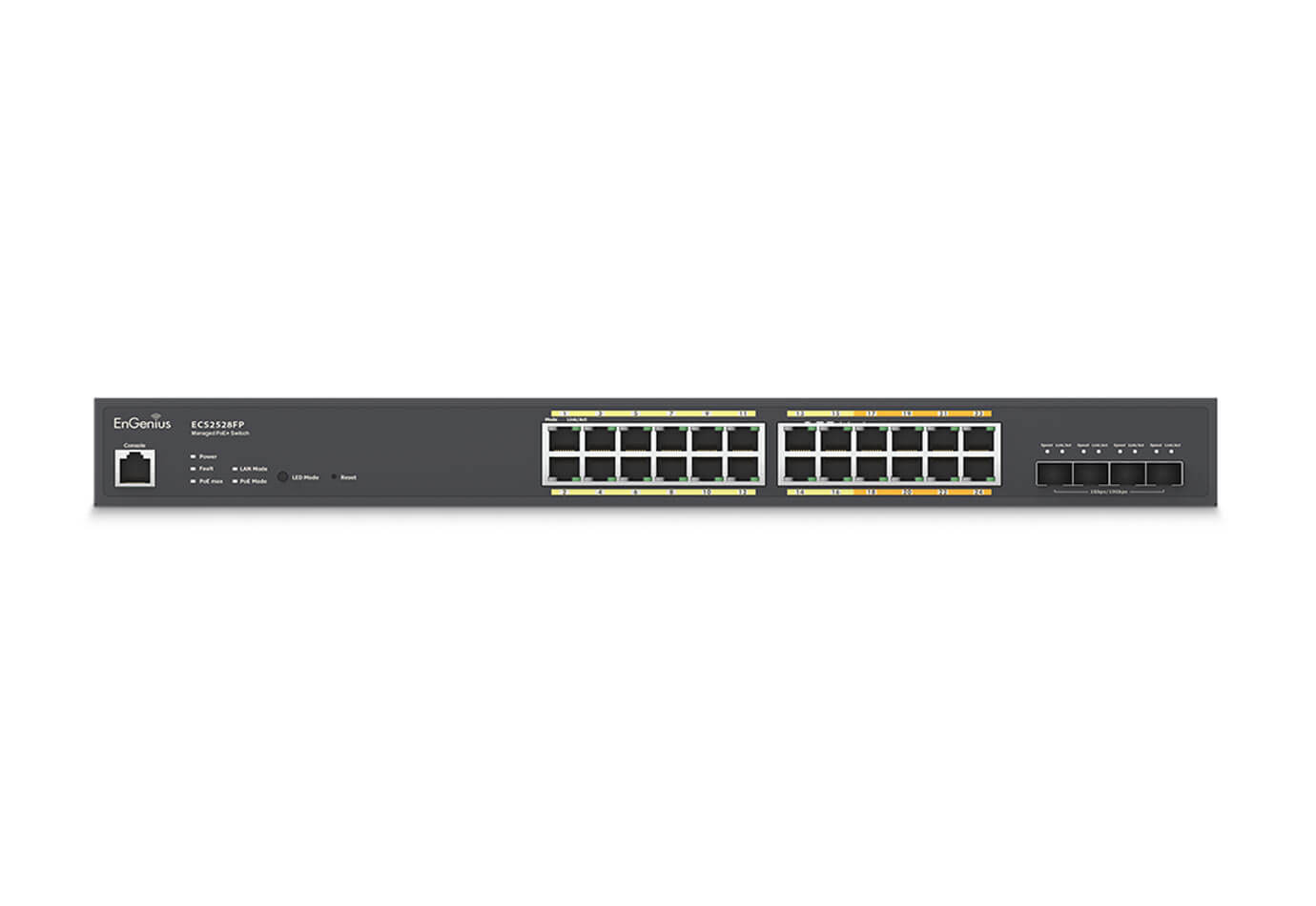 EnGenius Cloud Managed Switch 16-port GbE + 8-port Multi-GbE PoE.af/at(+) – image 2