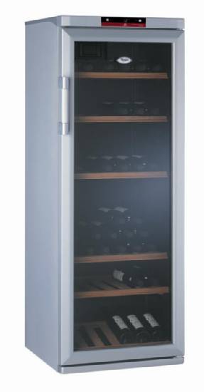 Whirlpool WW1600 wine cooler Freestanding Silver 101 bottle(s)