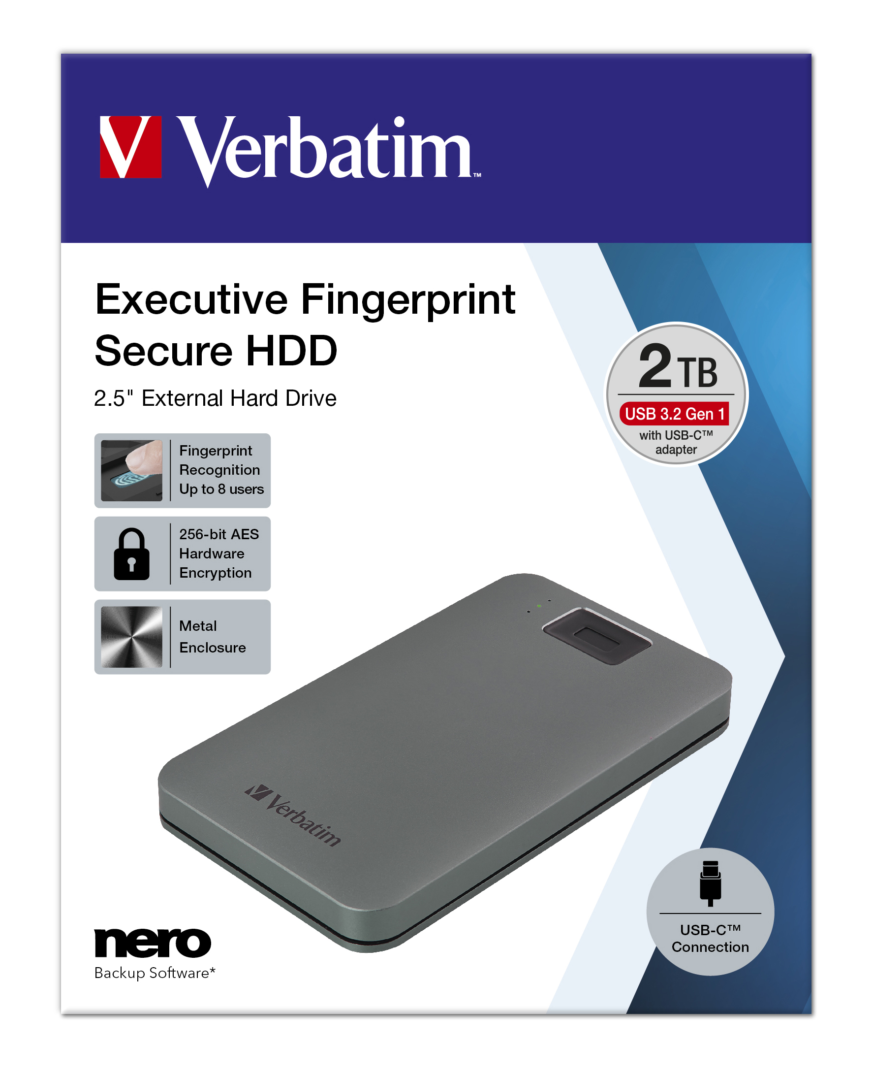 Verbatim Executive Fingerprint Secure – image 1