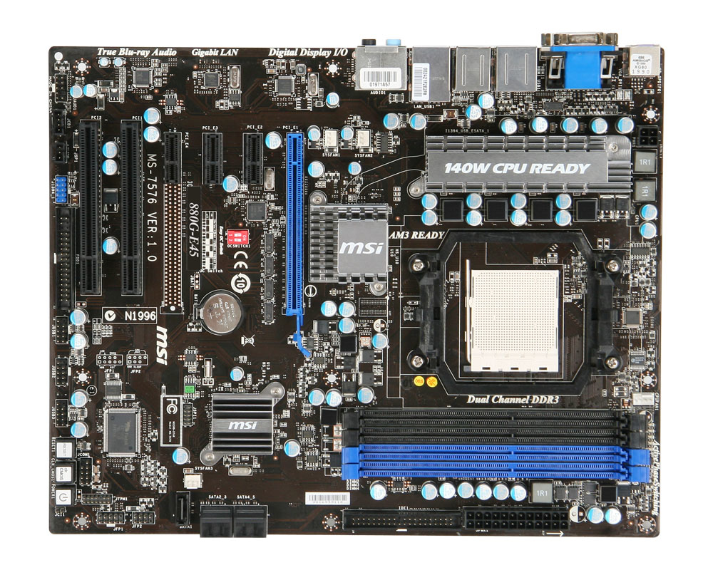 MSI 880G-E45 motherboard AMD – image 2