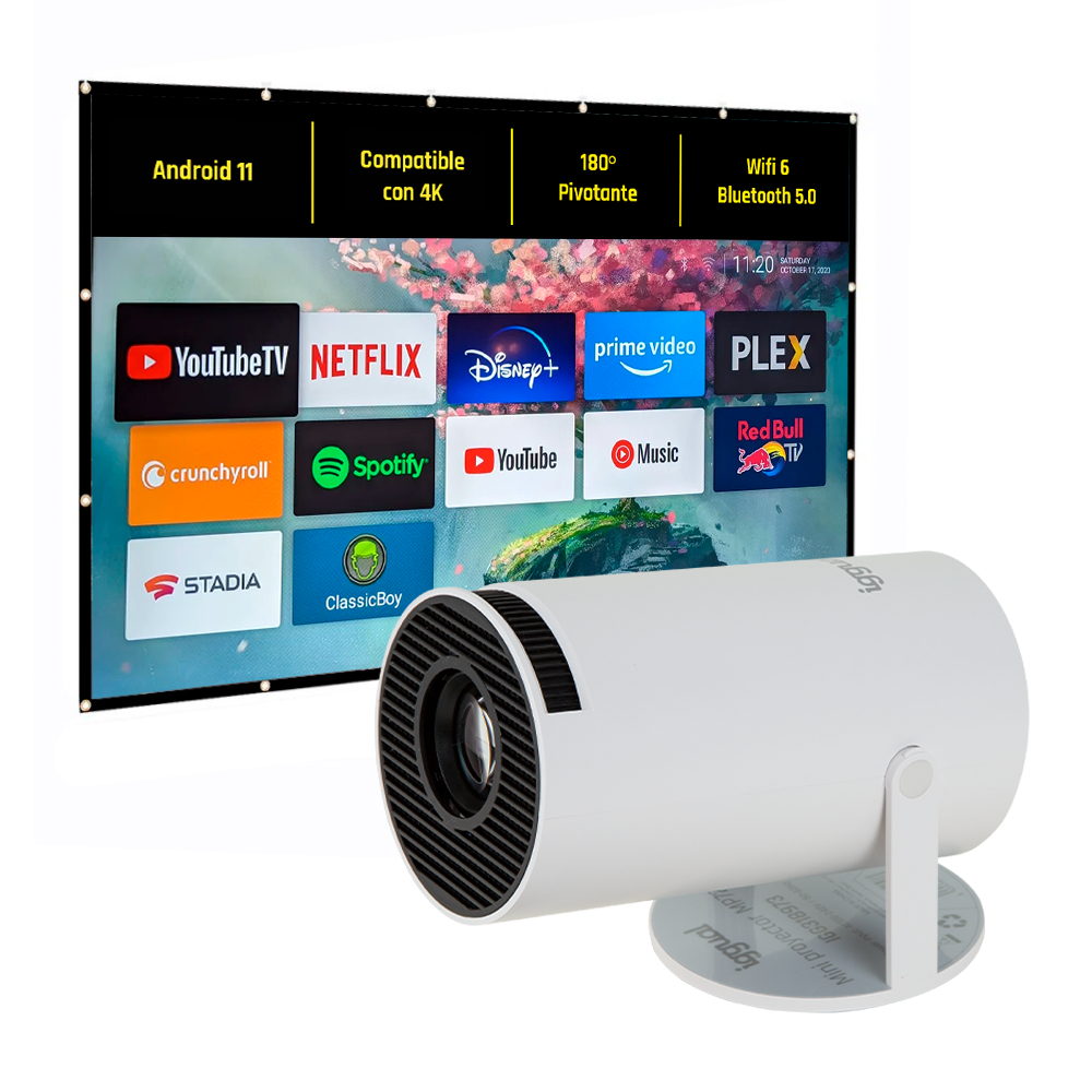 iggual IGG318973+IGG318126 data projector 120 ANSI lumens 720p (1280x720) White – image 9