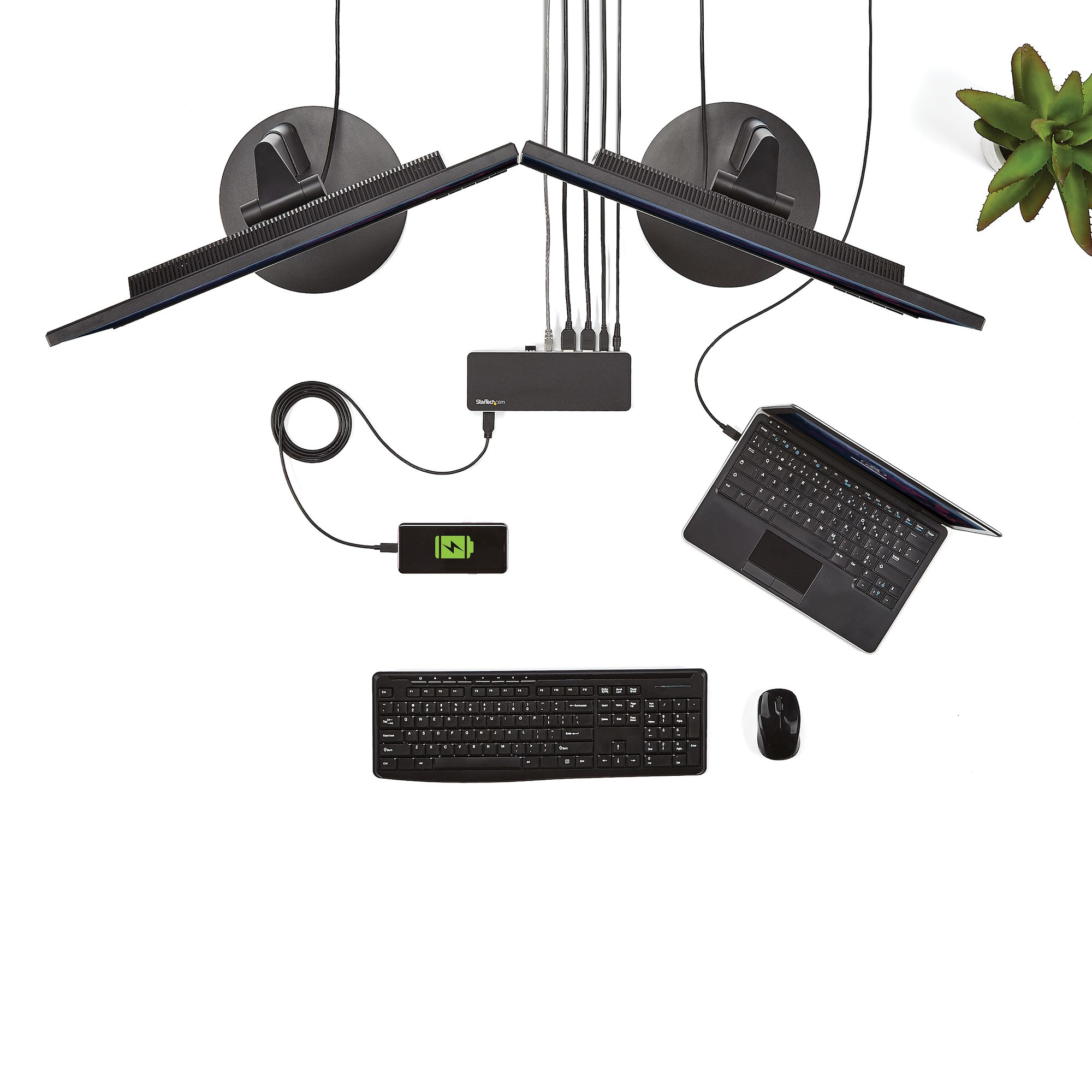StarTech.com Dual Monitor USB C Docking Station with – image 4