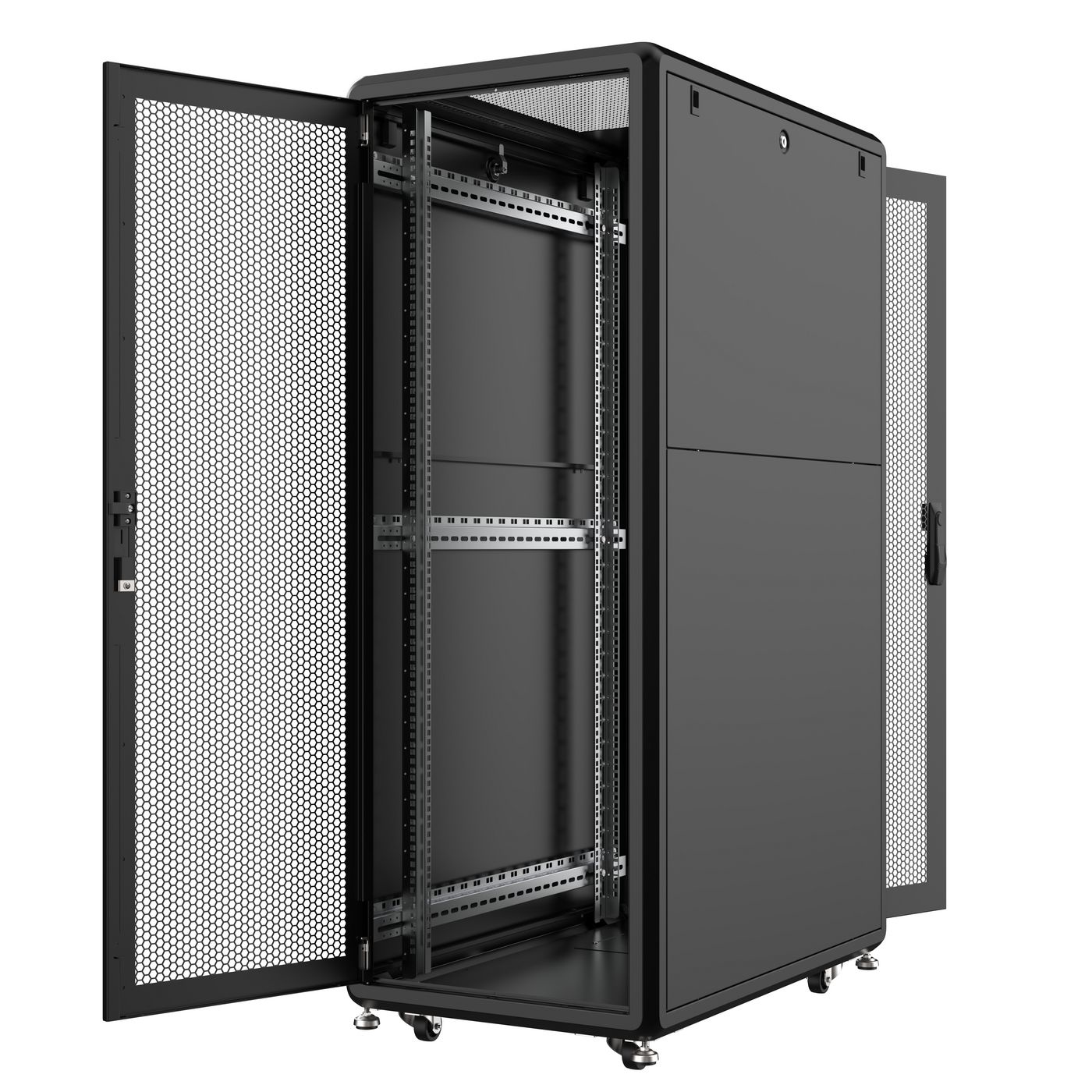 Lanview RSL32U61BL rack cabinet 32U Freestanding rack Black – image 2